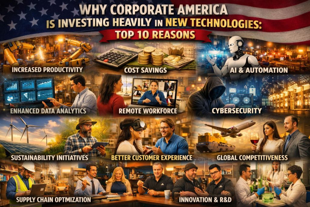 Corporate America Is Investing Heavily in New Technologies