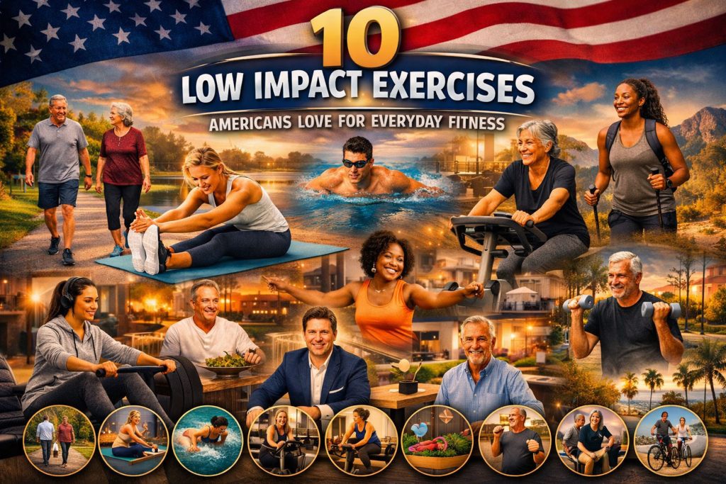 Low Impact Exercises Americans Love for Everyday Fitness