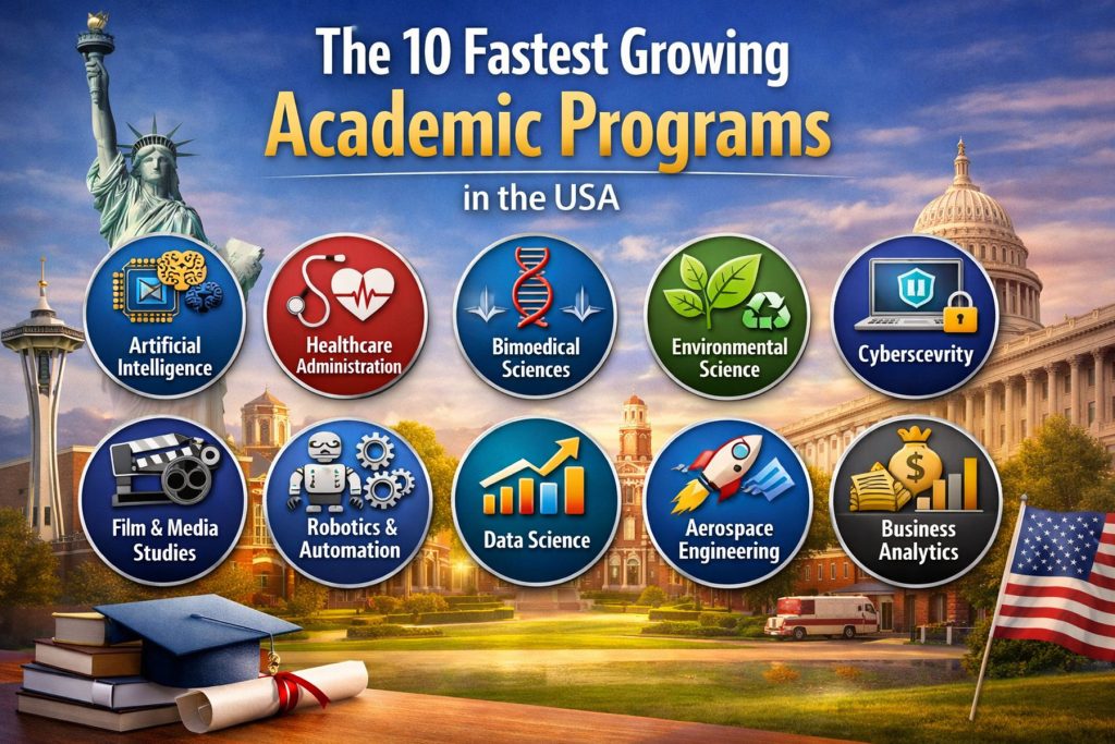 Fastest Growing Academic Programs in the USA