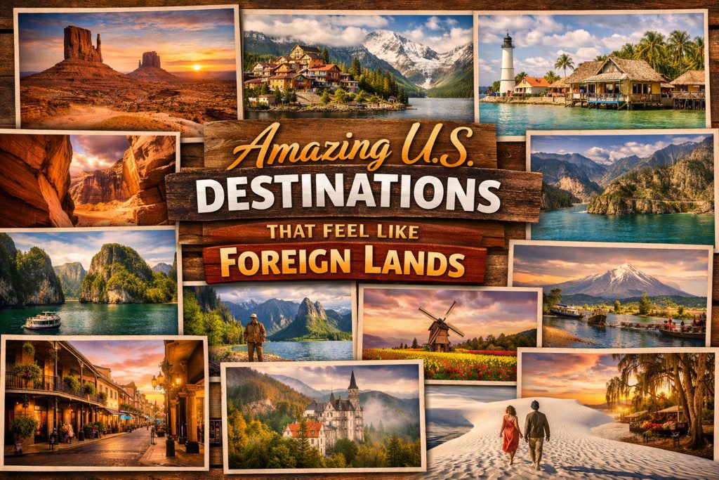 Amazing Places in the USA That Feel Like Another Country