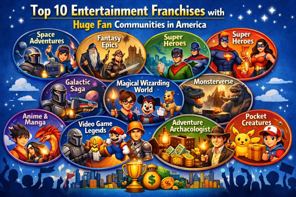 Entertainment Franchises That Built Huge Fan Communities in America