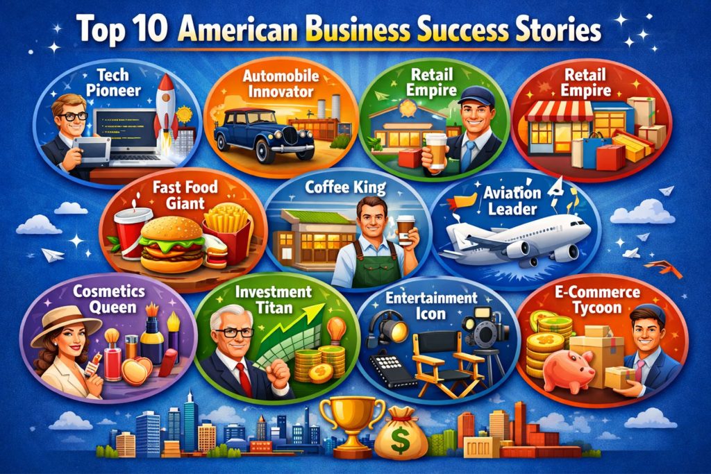 Top 10 Most Fascinating Success Stories in American Business History