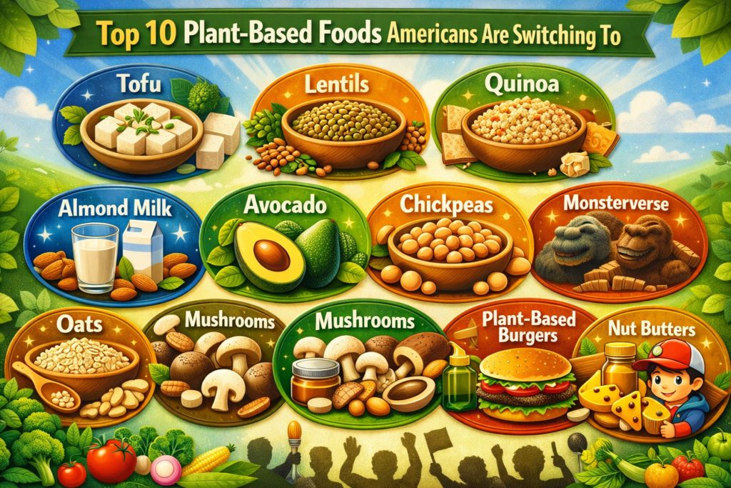 Top 10 Plant-Based Foods Americans Are Switching To