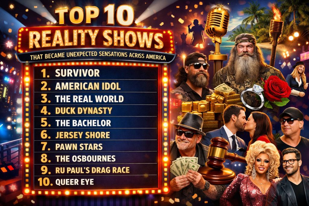 Top 10 Reality Shows That Became Unexpected Sensations Across America
