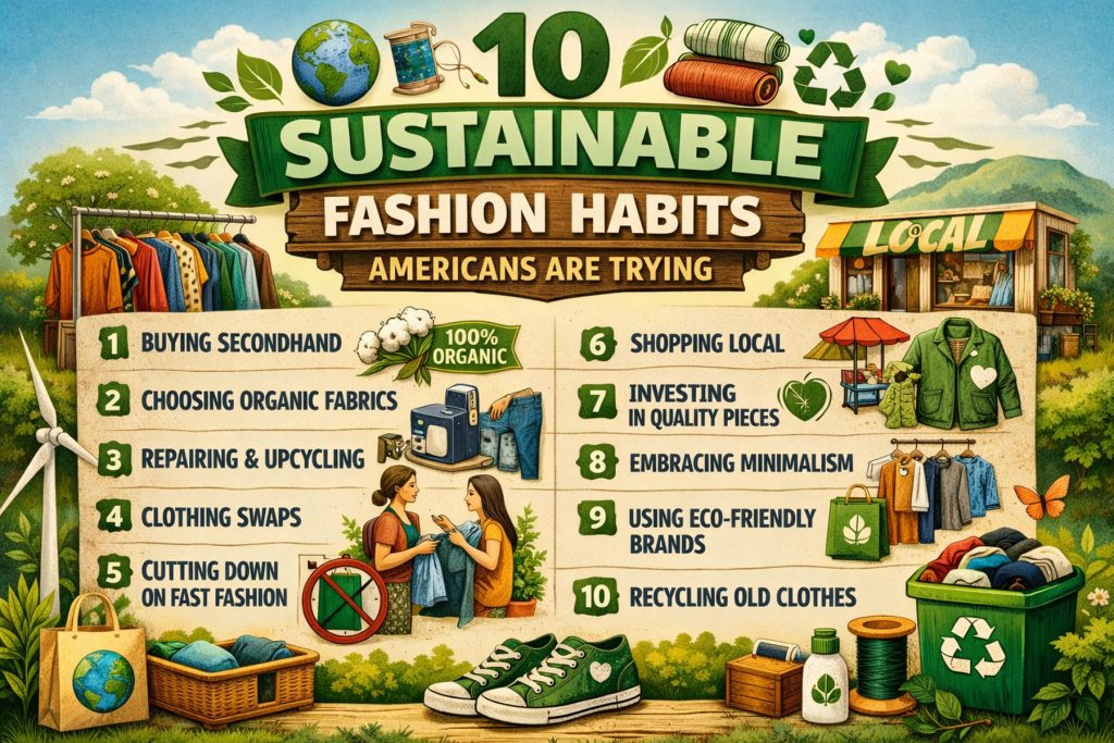 Sustainable Fashion Habits Americans Are Trying