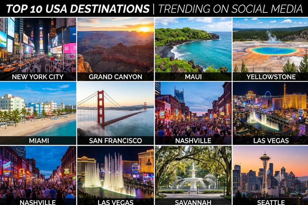 Best USA Destinations Trending Across Social Media in 2026