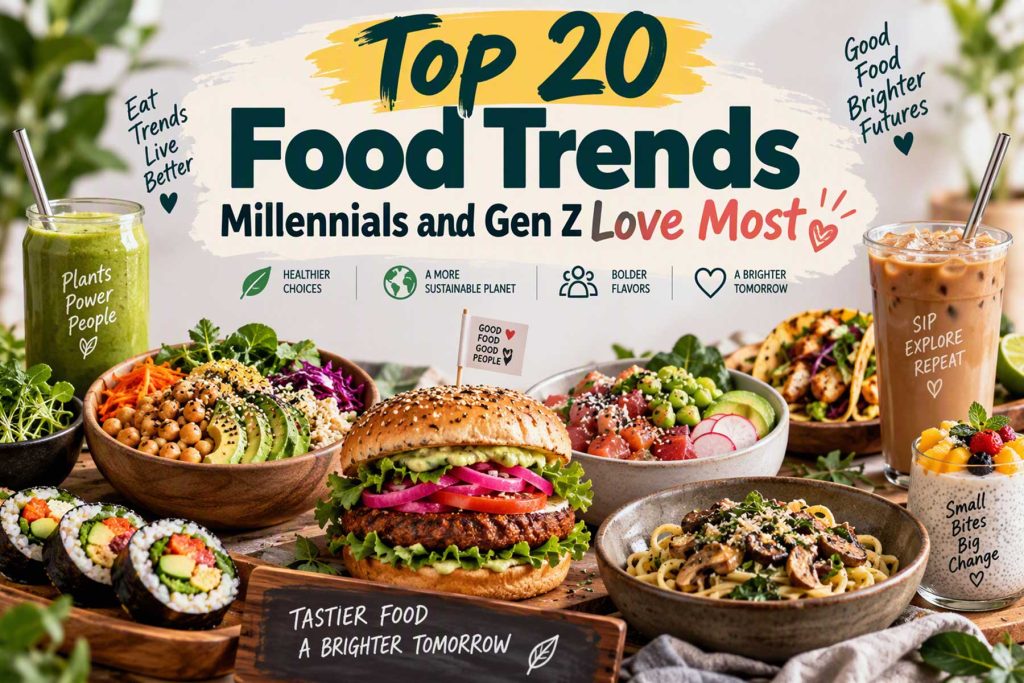 Top 20 Food Trends Millennials and Gen Z Love Most