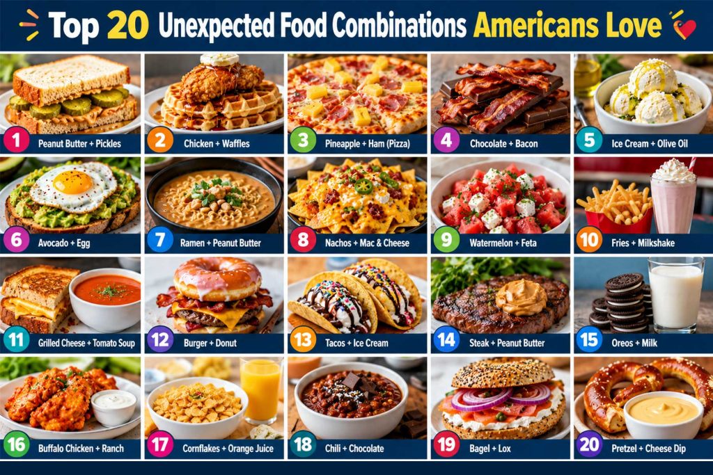 Top 20 Unexpected Food Combinations Americans Love in 2026